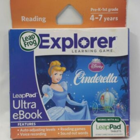 LeapPad Tablets Ultra eBook: Cinderella Game Cartridge Sealed New in Box! - Picture 1 of 6